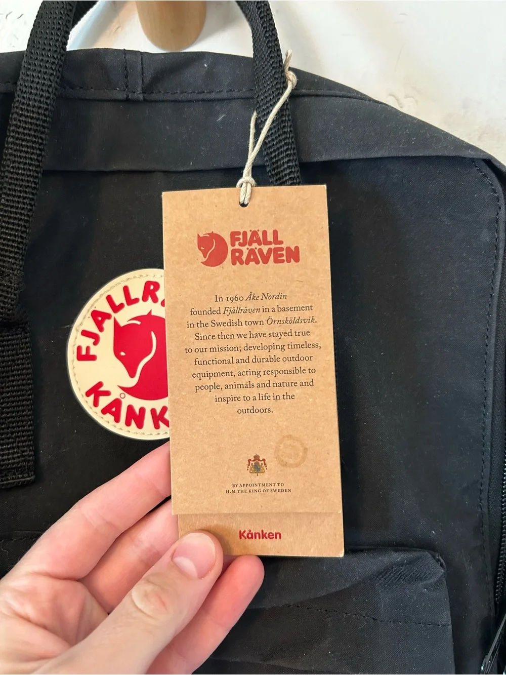 Fjallraven Kanken Classic Kanken Backpack Black 23510 550 One Size NWT